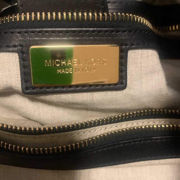 Michael Kors, leather black bag made in Italy - Picture 5 of 14
